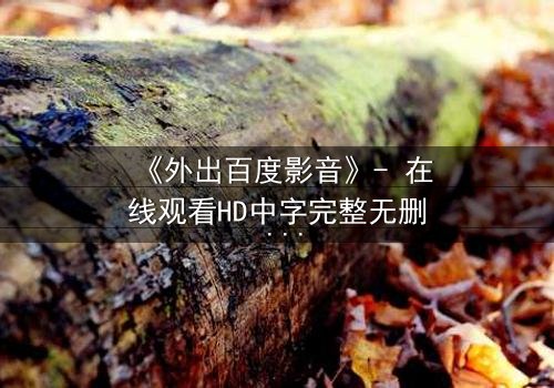 《外出百度影音》- 在线观看HD中字完整无删 - 当秘密外出,真相能否归来?